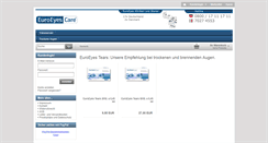 Desktop Screenshot of euroeyes-store.de